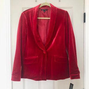 NWT International Concepts INC Red Velvet Blazer